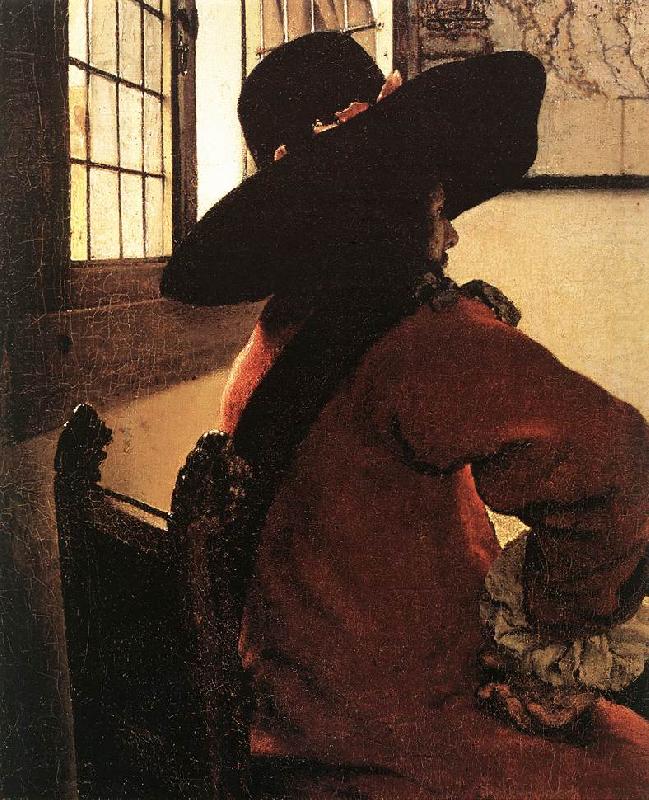 VERMEER VAN DELFT, Jan Officer with a Laughing Girl (detail)  jhg china oil painting image